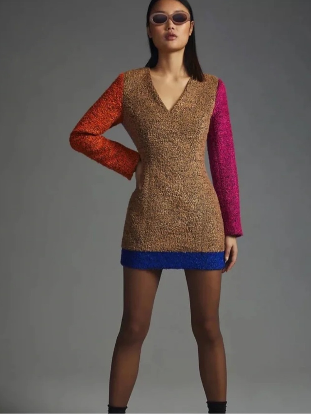 Endless Rose Color Block Mini Dress